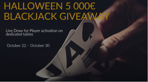 Halloween Blackjack Giveaway